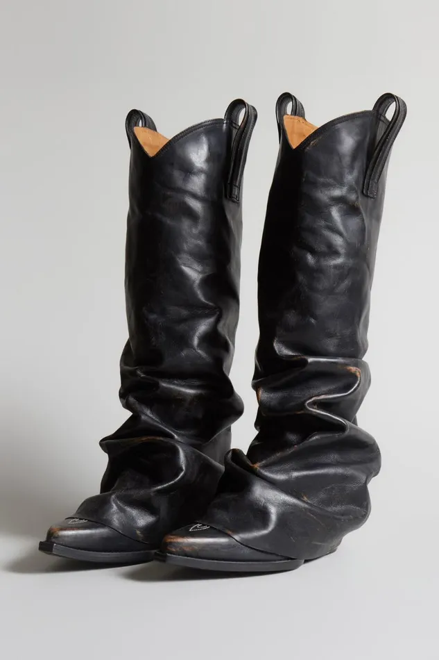 R13 Boots Women MID COWBOY BOOT 8211 REMOVE