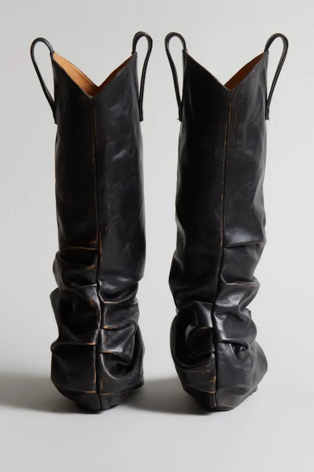 R13 Boots Women MID COWBOY BOOT 8211 REMOVE