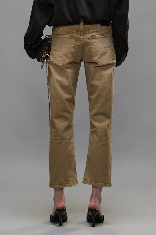 R13 Boy Straight Women BOY STRAIGHT JEANS 8211 PEBBLE STRETCH