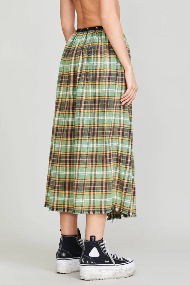 R13 Dresses and Skirts Women KILT SKIRT 8211 GREEN PLAID