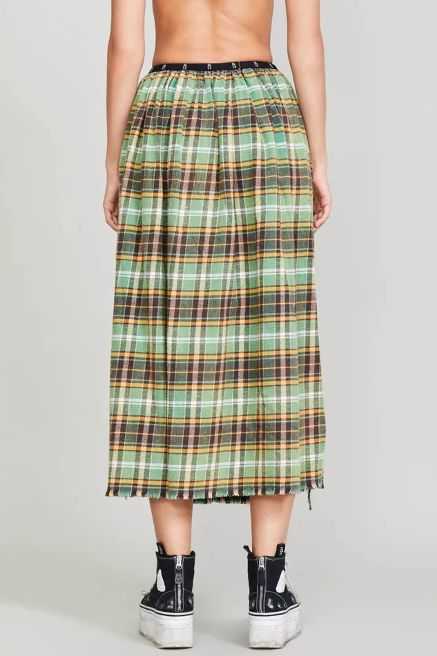 R13 Dresses and Skirts Women KILT SKIRT 8211 GREEN PLAID