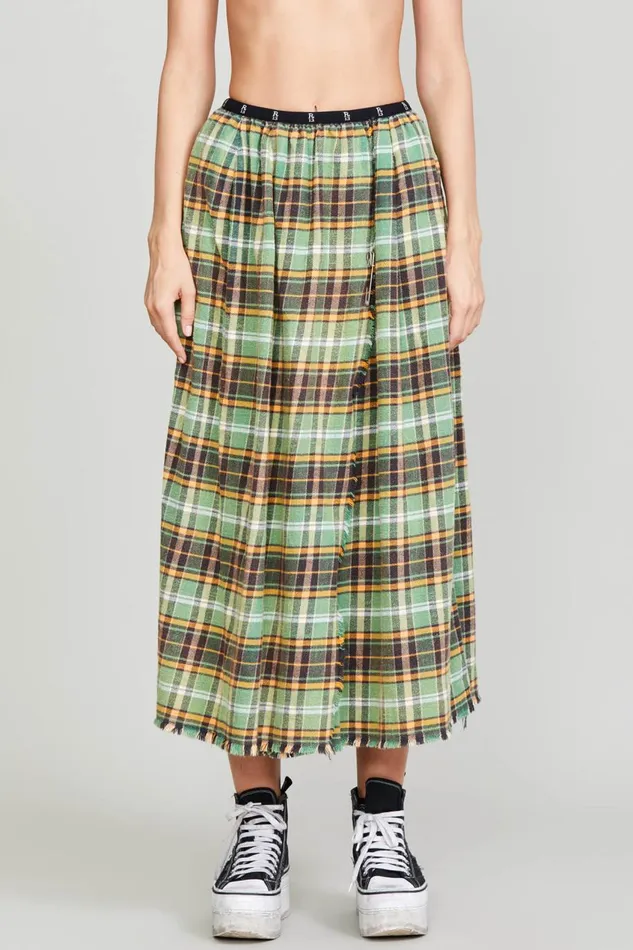 R13 Dresses and Skirts Women KILT SKIRT 8211 GREEN PLAID