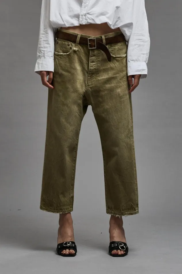 R13 Drop Women TAILORED DROP 8211 MOSS GREEN