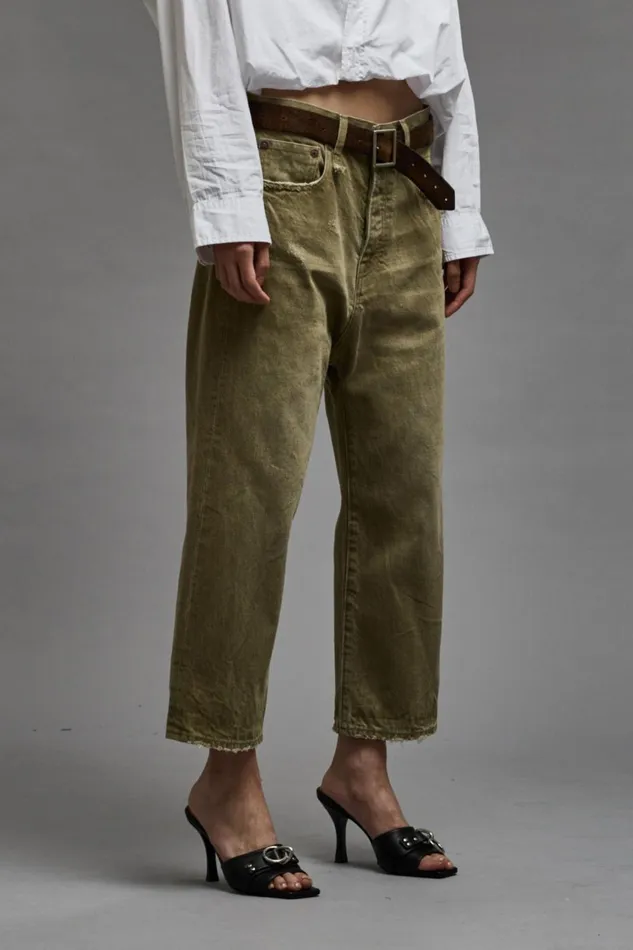 R13 Drop Women TAILORED DROP 8211 MOSS GREEN