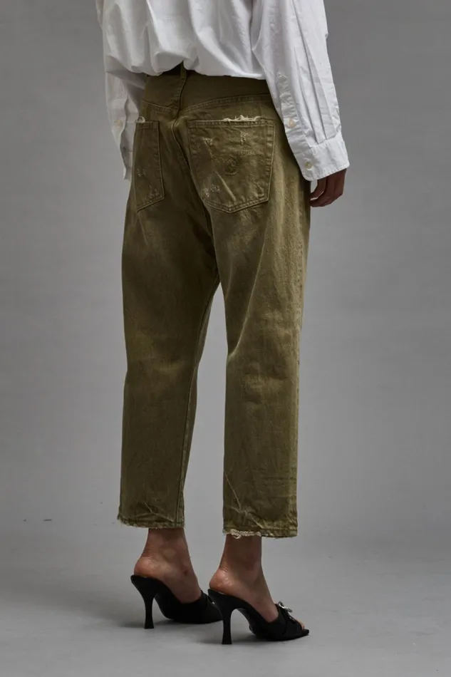R13 Drop Women TAILORED DROP 8211 MOSS GREEN