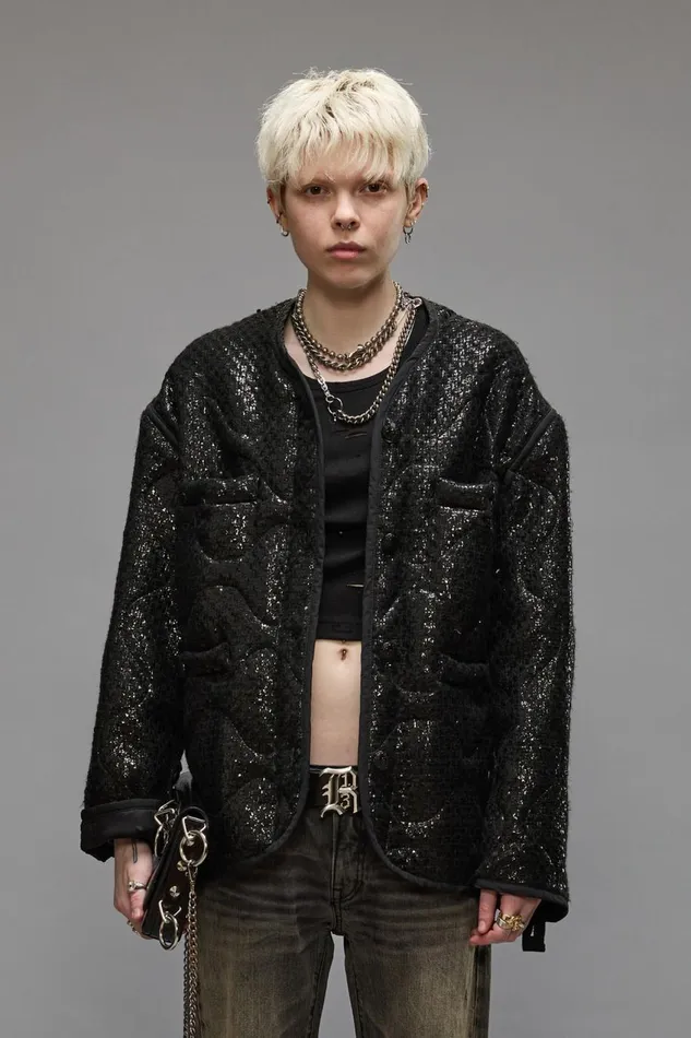 R13 Jackets and Coats Women GOTHIC LINER JACKET 8211 DARK SHINE