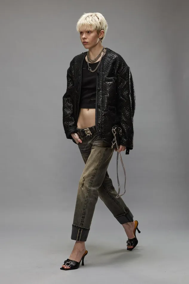 R13 Jackets and Coats Women GOTHIC LINER JACKET 8211 DARK SHINE