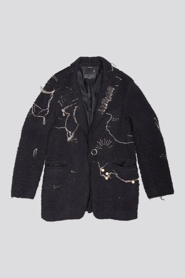 R13 Jackets and Coats Women PINCUSHION BLAZER 8211 BLACK
