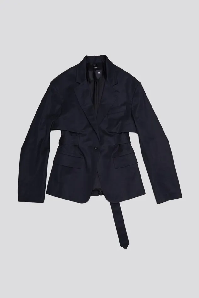 R13 Jackets and Coats Women TRENCH VENT BLAZER 8211 BLACK
