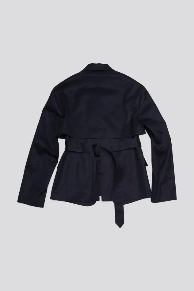 R13 Jackets and Coats Women TRENCH VENT BLAZER 8211 BLACK