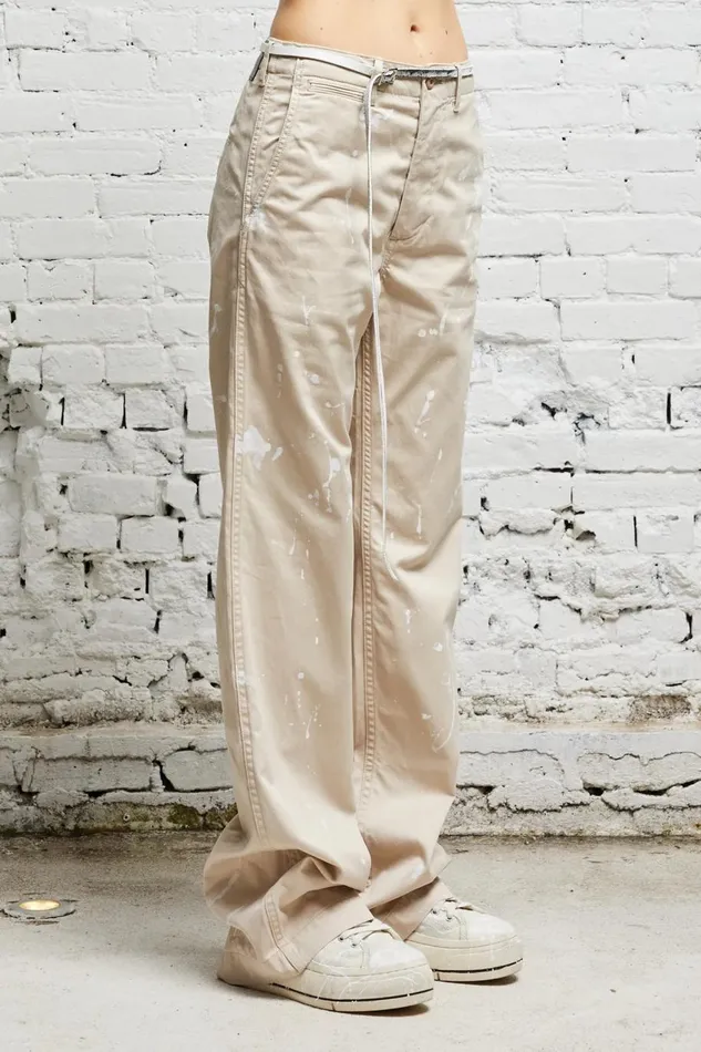 R13 Pants and Shorts Women JANE CHINO 8211 BEIGE