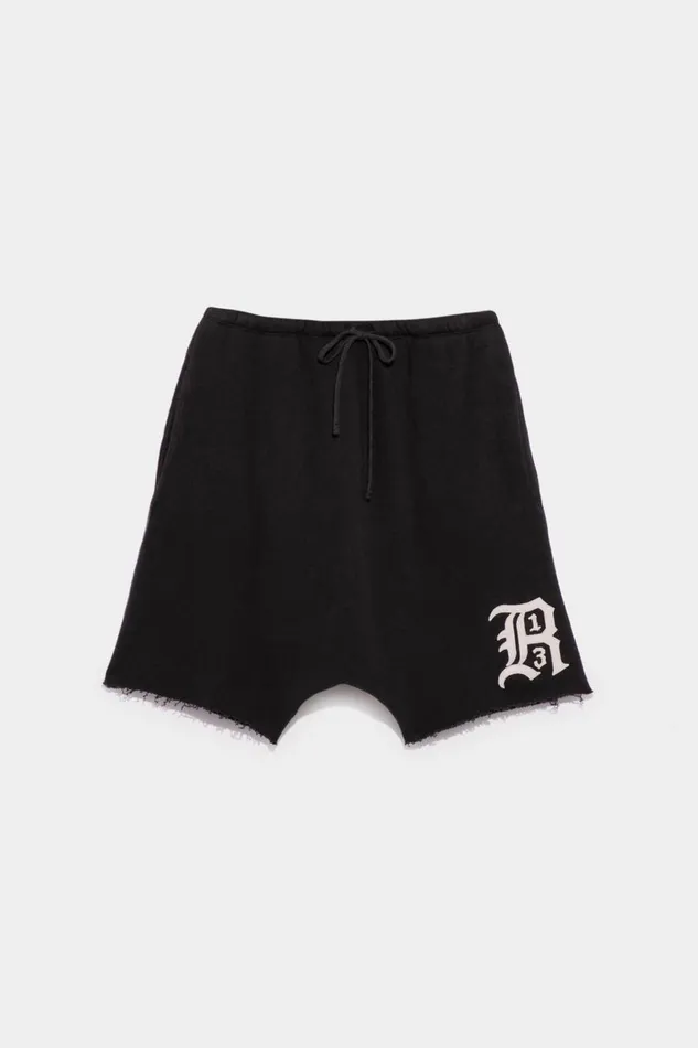 R13 Pants and Shorts Women R13 LOGO SHORT 8211 BLACK