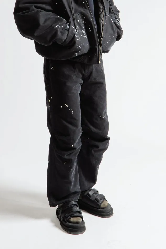 R13 Sale Men GLEN CARPENTER PANTS 8211 SHADOW BLACK