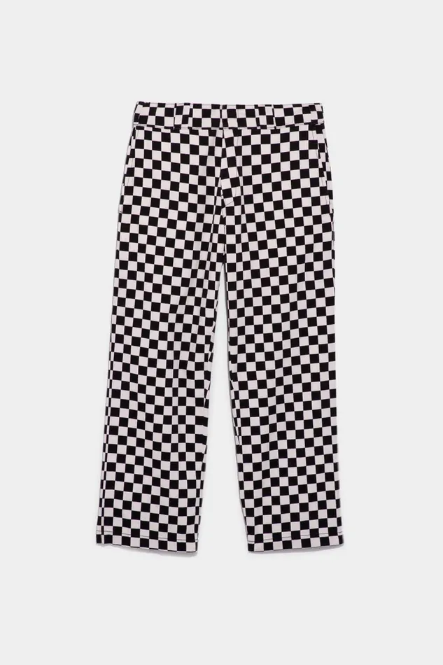 R13 Sale Men Slouch Pant 8211 Black Checker Denim