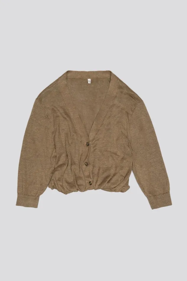 R13 Sale Women BALLOON CARDIGAN 8211 OLIVE