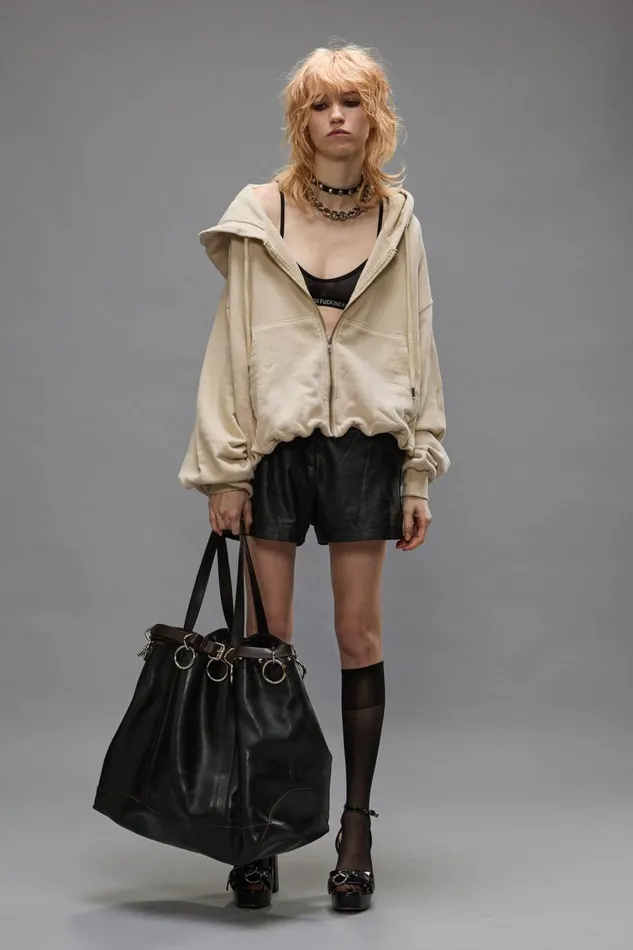 R13 Sale Women BALLOON ZIPUP HOODIE 8211 STONE