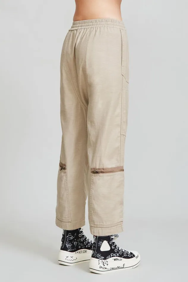 R13 Sale Women FLIGHT PANT 8211 KHAKI