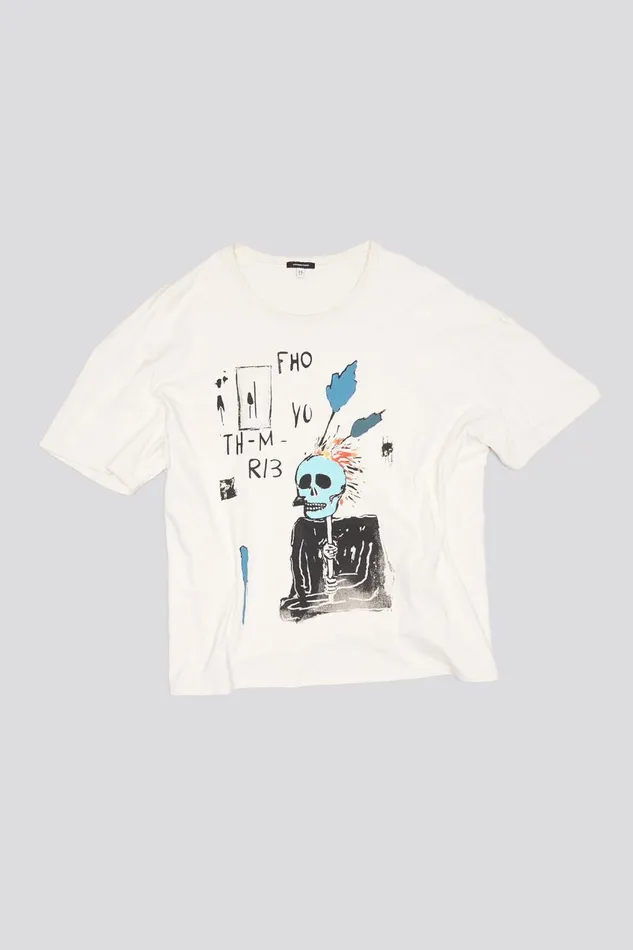 R13 Sale Women RELAXED PUNK SKETCH TEE 8211 NATURAL