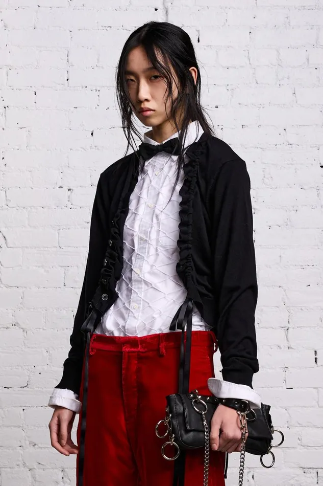 R13 Sale Women SHIRRED CARDIGAN 8211 BLACK