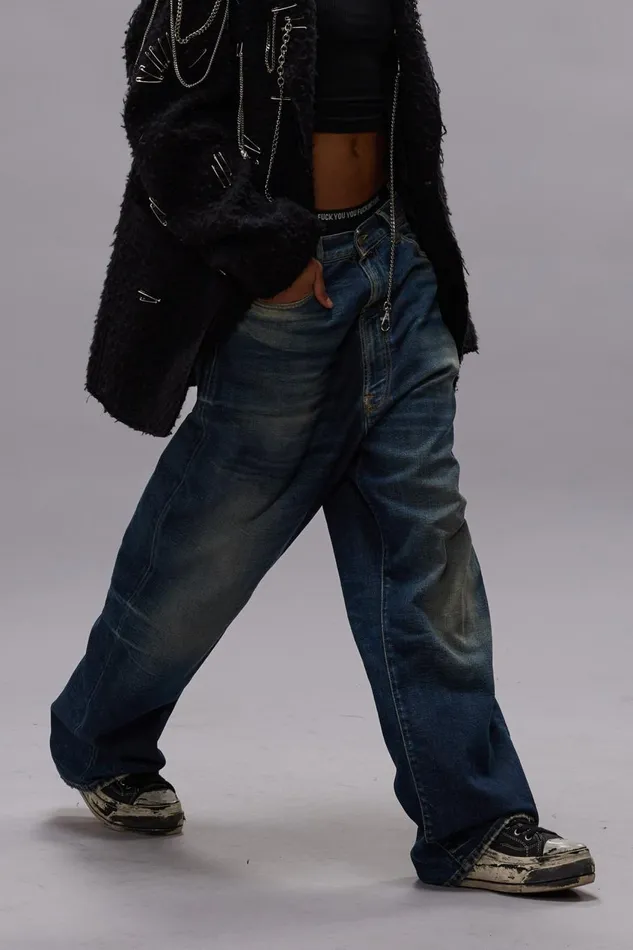 R13 Sale Women VENTI JEAN 8211 ANSEL BLUE