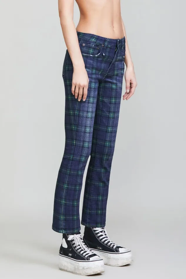 R13 Skinny Women KICK FIT 8211 PRINTED TARTAN R13 Skinny Women KICK FIT 8211 PRINTED TARTAN