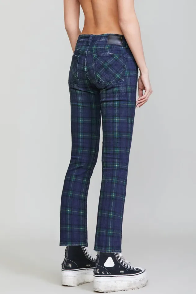 R13 Skinny Women KICK FIT 8211 PRINTED TARTAN R13 Skinny Women KICK FIT 8211 PRINTED TARTAN