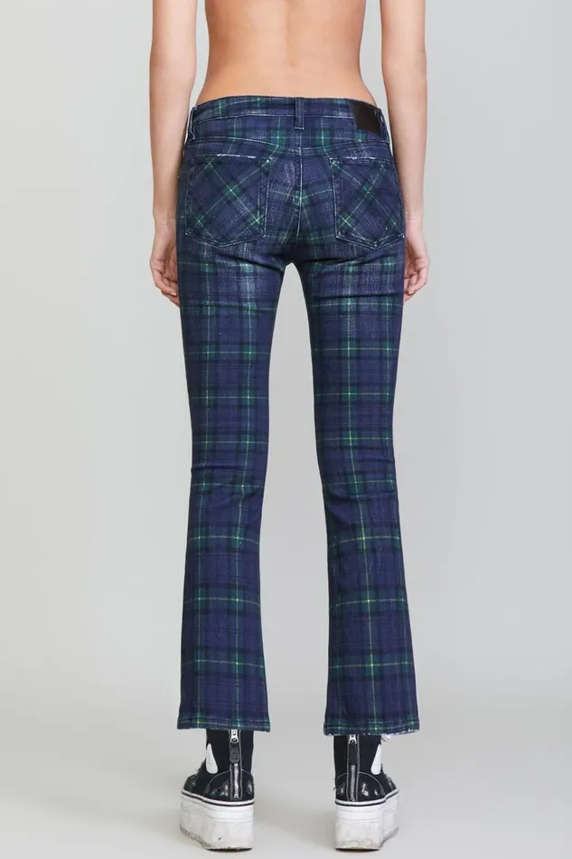 R13 Skinny Women KICK FIT 8211 PRINTED TARTAN R13 Skinny Women KICK FIT 8211 PRINTED TARTAN