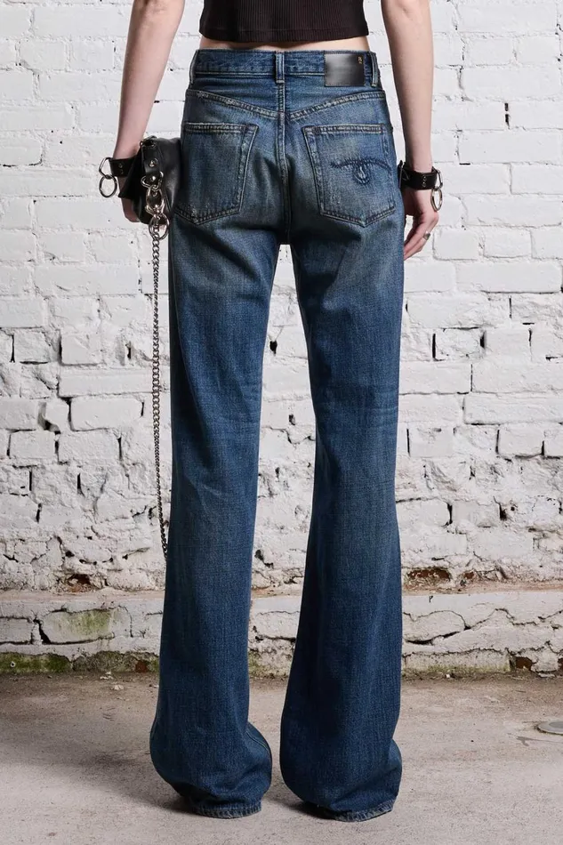 R13 Wide Leg Women JANE JEAN 8211 DANE INDIGO