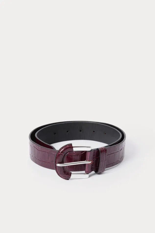 Rachel Comey Belts Women Leather Wrap Borrelo Belt Cherry Rachel Comey Belts Women Leather Wrap Borrelo Belt Cherry