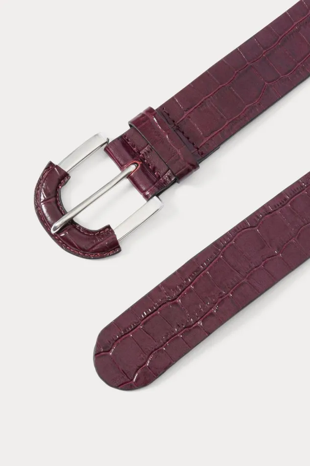 Rachel Comey Belts Women Leather Wrap Borrelo Belt Cherry Rachel Comey Belts Women Leather Wrap Borrelo Belt Cherry