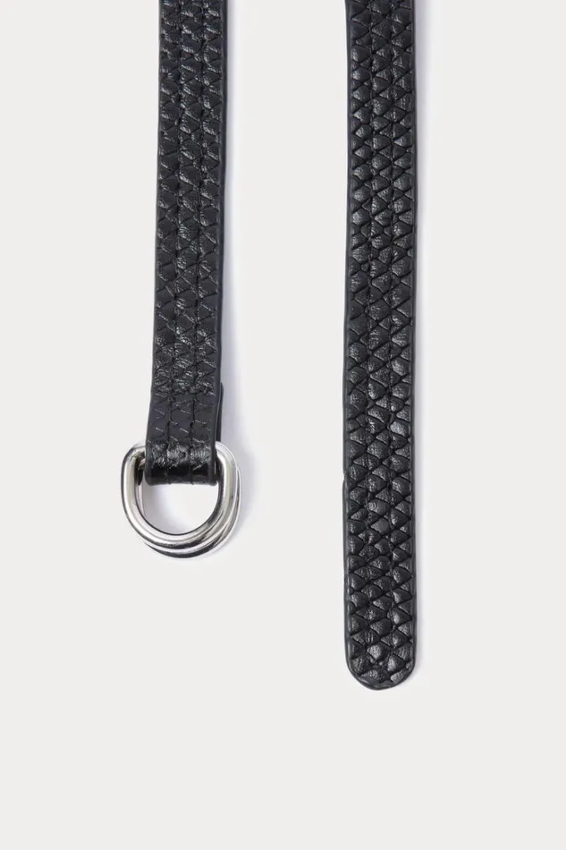 Rachel Comey Belts Women Stitched Skinny Belt Black Rachel Comey Belts Women Stitched Skinny Belt Black