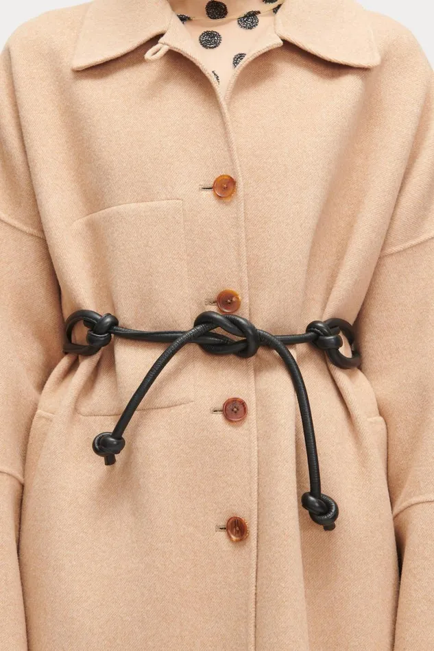 Rachel Comey Belts Women Tubular Tie Belt Black Rachel Comey Belts Women Tubular Tie Belt Black