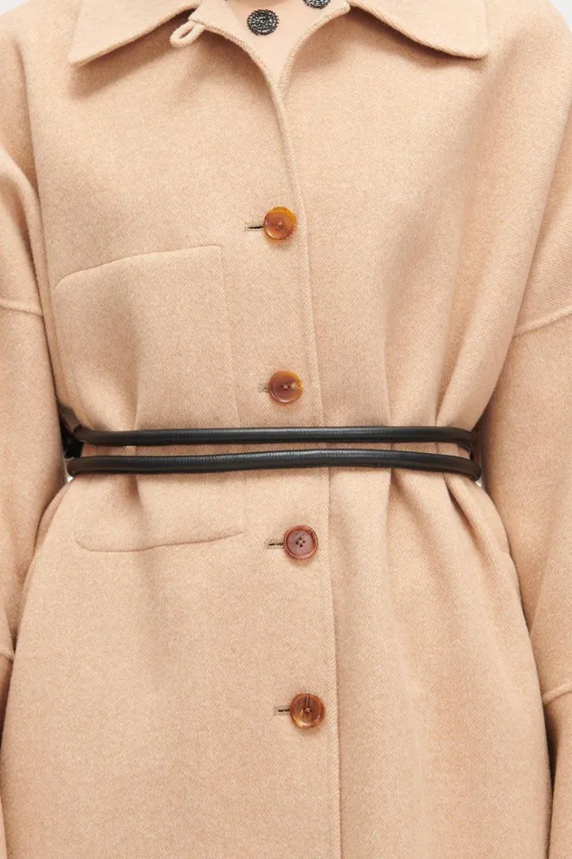 Rachel Comey Belts Women Tubular Tie Belt Black Rachel Comey Belts Women Tubular Tie Belt Black