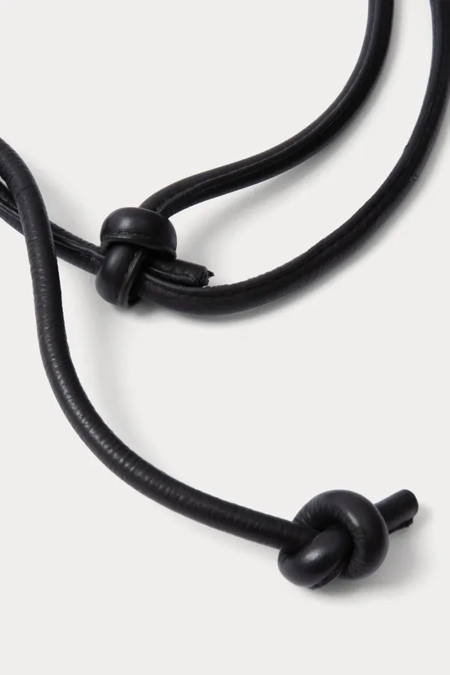 Rachel Comey Belts Women Tubular Tie Belt Black Rachel Comey Belts Women Tubular Tie Belt Black
