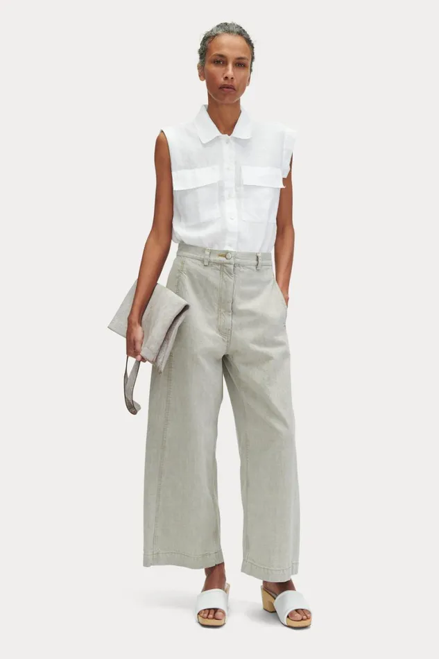 Rachel Comey Denim Shop Women Garra Pant Khaki Wash Rachel Comey Denim Shop Women Garra Pant Khaki Wash