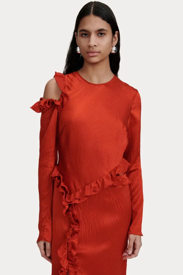 Rachel Comey Dresses Women Granger Dress Tomato Rachel Comey Dresses Women Granger Dress Tomato