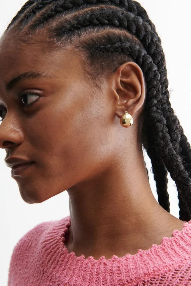 Rachel Comey Jewelry Women Baby Keel Hoop Gold
