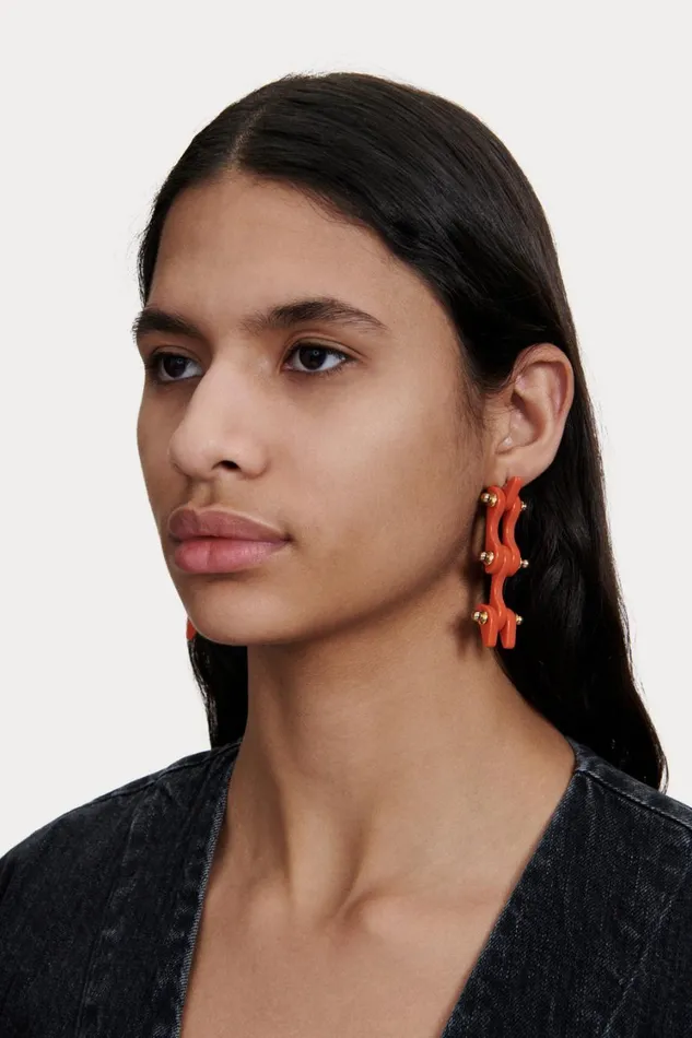 Rachel Comey Jewelry Women Bedford Earrings Coral Rachel Comey Jewelry Women Bedford Earrings Coral