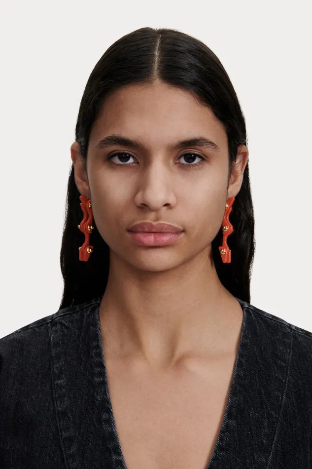 Rachel Comey Jewelry Women Bedford Earrings Coral Rachel Comey Jewelry Women Bedford Earrings Coral