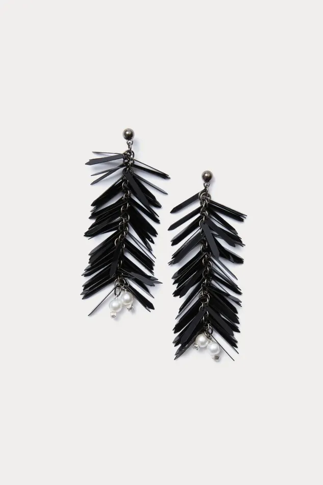 Rachel Comey Jewelry Women Blakely Fringe Earring Black Multi