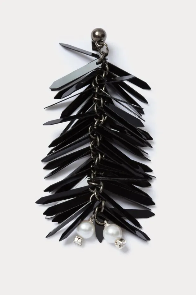 Rachel Comey Jewelry Women Blakely Fringe Earring Black Multi