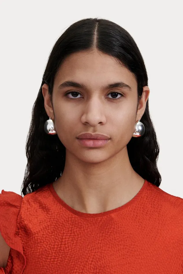 Rachel Comey Jewelry Women Large Keel Hoop Silver Rachel Comey Jewelry Women Large Keel Hoop Silver