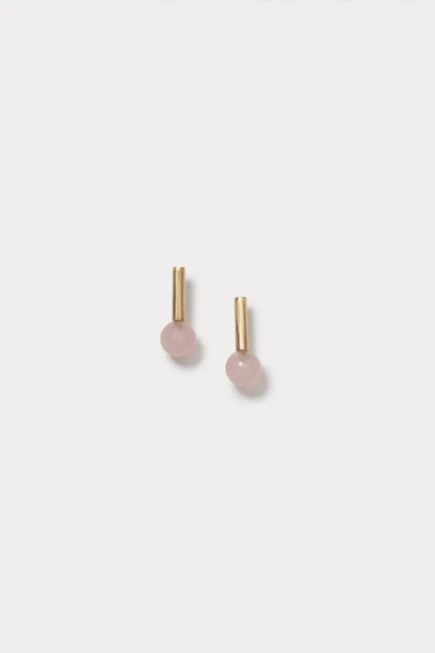 Rachel Comey Jewelry Women Quarry Roos Earrings Pair Rose Quartz