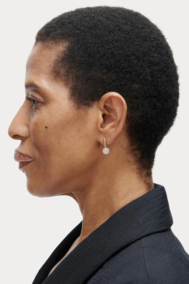Rachel Comey Jewelry Women Quarry Roos Earrings Pair Rose Quartz