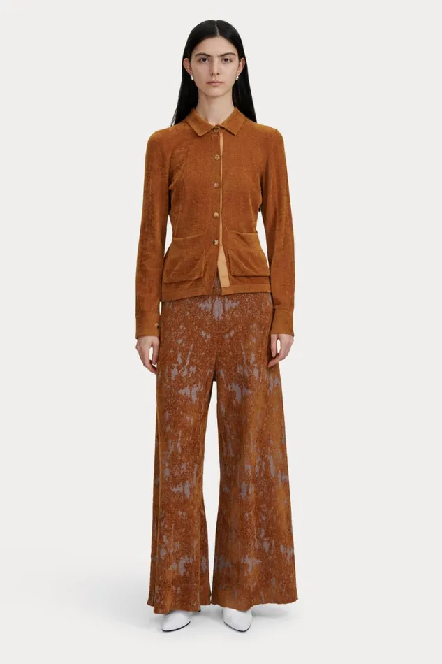 Rachel Comey Knits Women Calm Shirt Old Gold Rachel Comey Knits Women Calm Shirt Old Gold