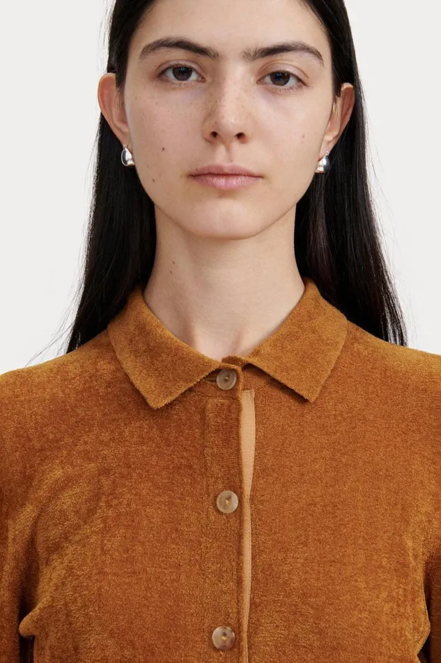 Rachel Comey Knits Women Calm Shirt Old Gold Rachel Comey Knits Women Calm Shirt Old Gold