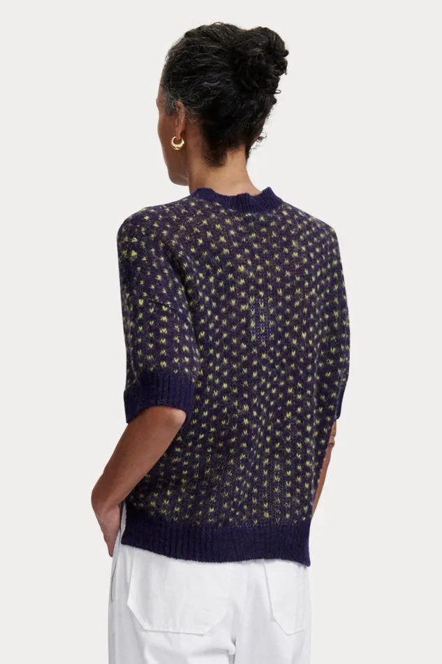 Rachel Comey Knits Women Kuovi TShirt Lavender Multi