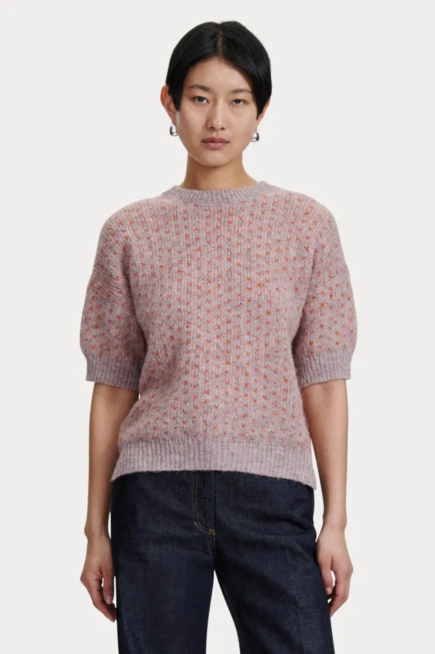 Rachel Comey Knits Women Kuovi TShirt Lavender Multi