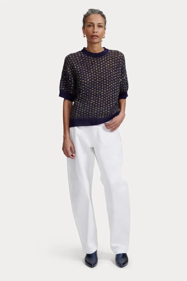 Rachel Comey Knits Women Kuovi TShirt Lavender Multi