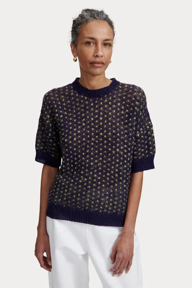 Rachel Comey Knits Women Kuovi TShirt Lavender Multi